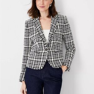 Ann Taylor Newbury Blazer in Tweed